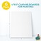 Canvas Boards for Painting - 4x6 6-Pack Bulk Canvas Panels(White)